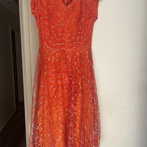 Coral Vintage gown